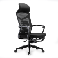 Sillón ejecutivo Emerson con descansapies