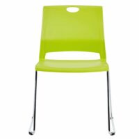 Silla de visita Evher color verde - Imagen 4