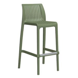 Banco alto Angie color verde