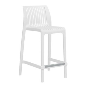 Banco bajo Angie color blanco