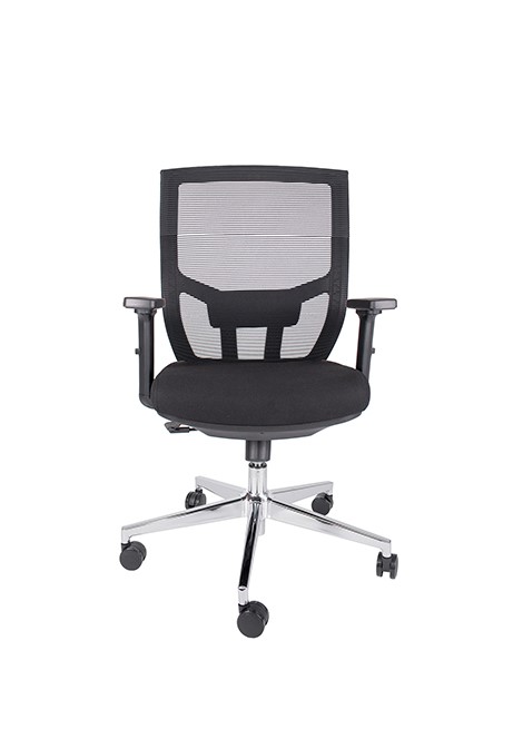 Silla ejecutiva Atkin nsc, está viendo enfrente en su totalidad, esta acolchonada del asiento