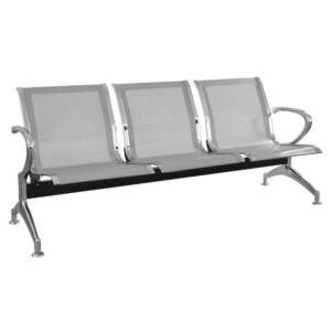 Banca metálica Airport de 3 plazas
