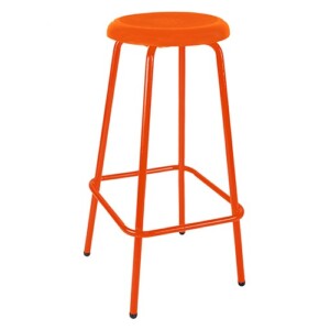 Banco Blanchy color naranja