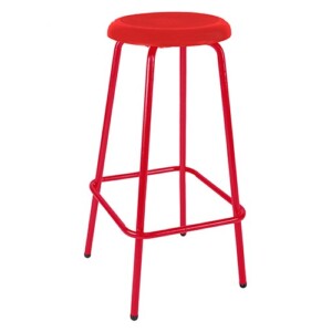 Banco Blanchy color rojo