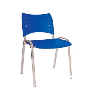 Silla de visita Diluito cr azul