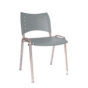Silla de visita Diluito cr gris