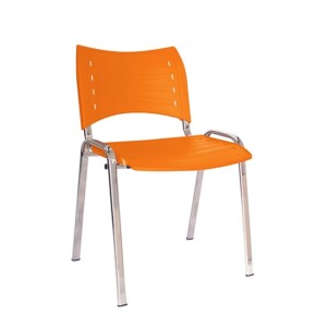 Silla de visita Diluito cr naranja