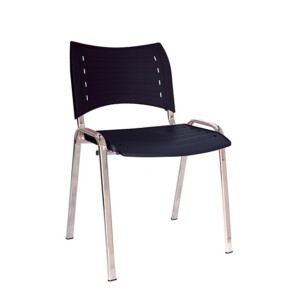 Silla de visita Diluito cr negro
