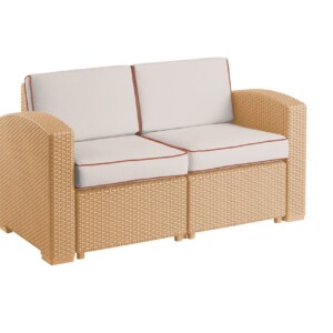Loveseat Patricia camel