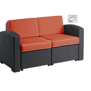 Loveseat Patricia negro