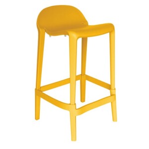 Banco bajo Luigi color amarillo