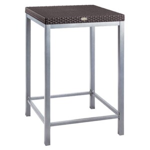 Mesa alta Mallorca color chocolate