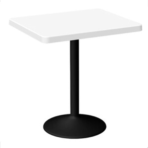 Mesa Mandalay 75 negro con blanco