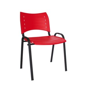 Silla de visita Diluito rojo