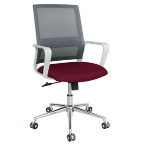 Silla operativa Salato gris - vino