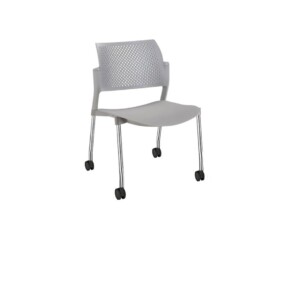 Silla de visita Cëzi pcr movil gris