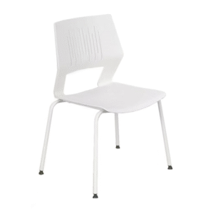 Silla de visita Regina blanca