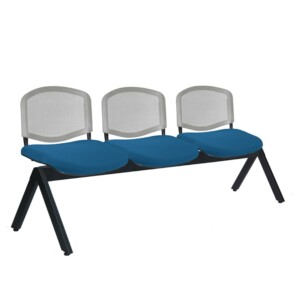 Banca Ricordo m 3p plata-azul