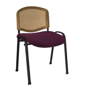 Silla de visita Ricordo m beige-vino