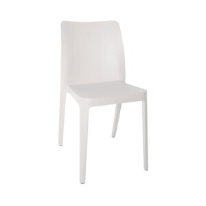 Silla de visita Riviera color blanco