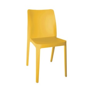 Silla de visita Riviera color mostaza