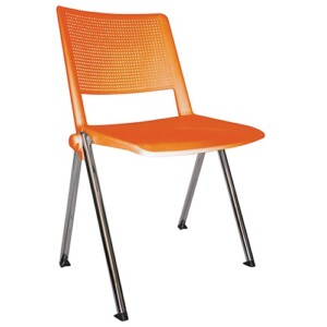 Silla de visita Sabbia 186 cr naranja