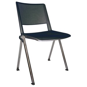 Silla de visita Sabbia 186 cr negro
