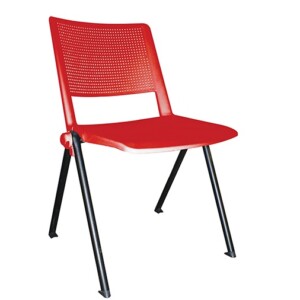 Silla de visita Sabbia 186 rojo