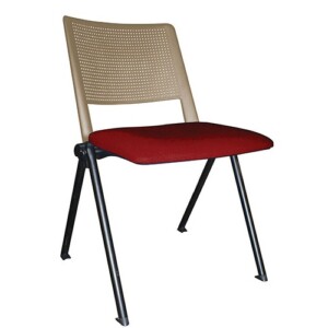 Silla de visita Sabbia 187 arena - vino