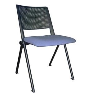 Silla de visita Sabbia 187 negro - perla