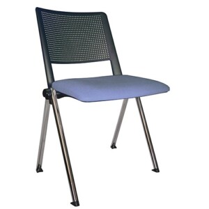 Silla de visita Sabbia 187 cr negro - perla