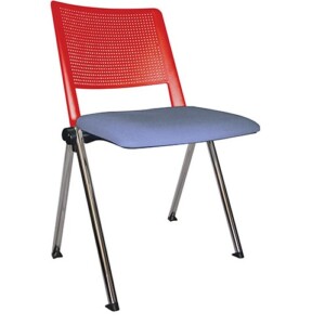 Silla de visita Sabbia 187 cr rojo - perla