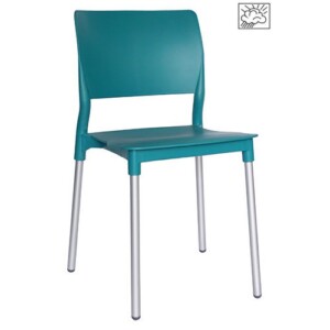 Silla de visita Strol color aqua