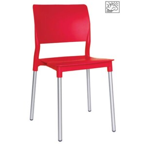 Silla de visita Strol color rojo