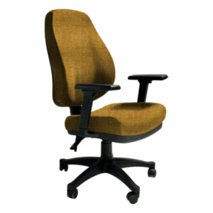 Silla operativa Esparta amarillo mango