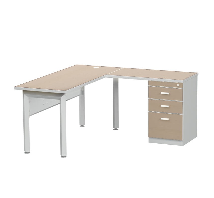 anigre-3.jpg Escritorio operativo Iowa color anigre, está viendo de frente el escritorio, sin cosas encimas