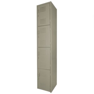 locker metálico 4 puertas 1.80 x 38 x 37 color arena