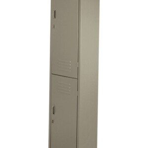 Locker metálico 2 puertas 1.80 x 38 x 45 color arena