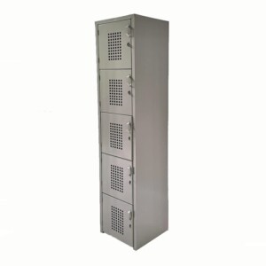 Locker metálico de 4 Puertas 1.80 x 38 x 45 Perforado color arena