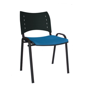 Silla de visita Diluito tapiz azul