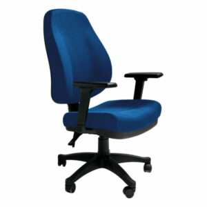 Silla operativa Esparta azul electrico mini