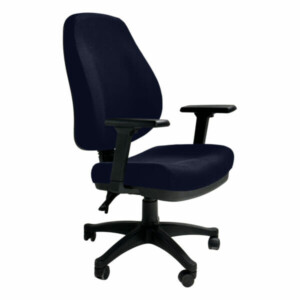 Silla operativa Esparta azul marino