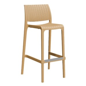 Banco alto Miley color camel