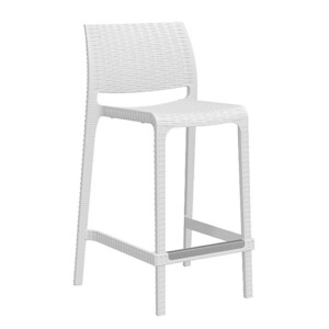 Banco bajo Miley color blanco