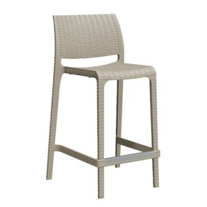 Banco bajo Miley color capuccino