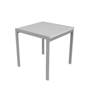 Mesa lateral Quadro 667 color blanco