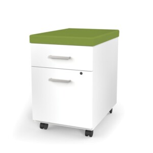 Archivero con asiento 643 color blanco