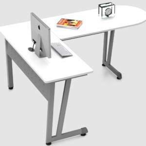 Escritorio L 120s color blanco