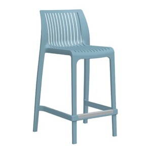 Banco bajo Angie color celeste