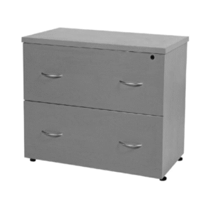 Archivero horizontal Ranieri de 2 gavetas color ceniza